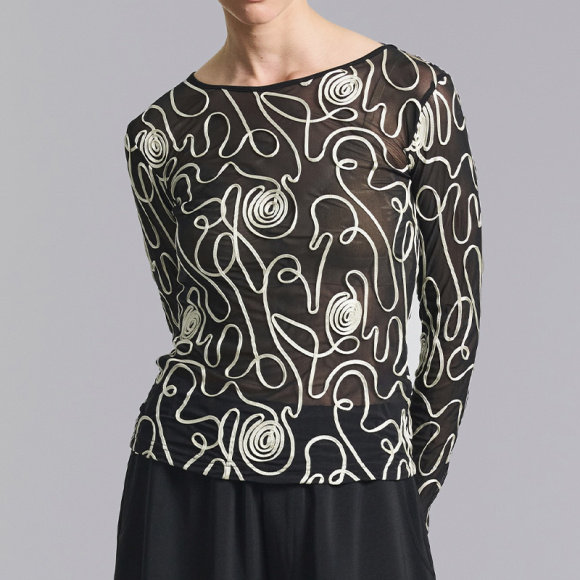 Bitte Kai Rand - Bitte Kai Rand Twirl Meshbluse 