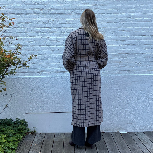 Bitte Kai Rand - Bitte Kai Rand Woollen Wire Oversize Frakke