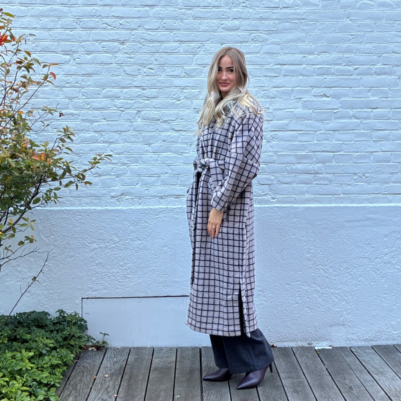 Bitte Kai Rand - Bitte Kai Rand Woollen Wire Oversize Frakke