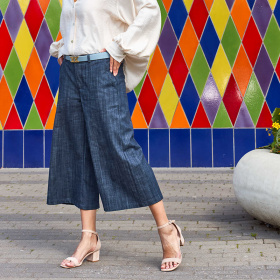 Black Colour Box Culotte Buks