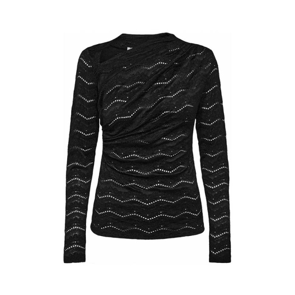 Haute L'amitie Lace Drape Bluse