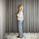 Black Colour - Black Colour Dell Roll Neck Strik Vest Black Colour - Black Colour Dell Roll Neck Strik Vest