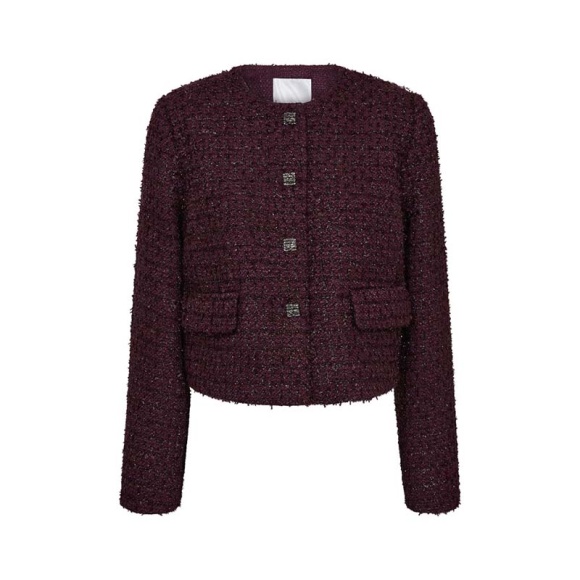 Co'couture - Co'couture Peach Boucle Jakke 