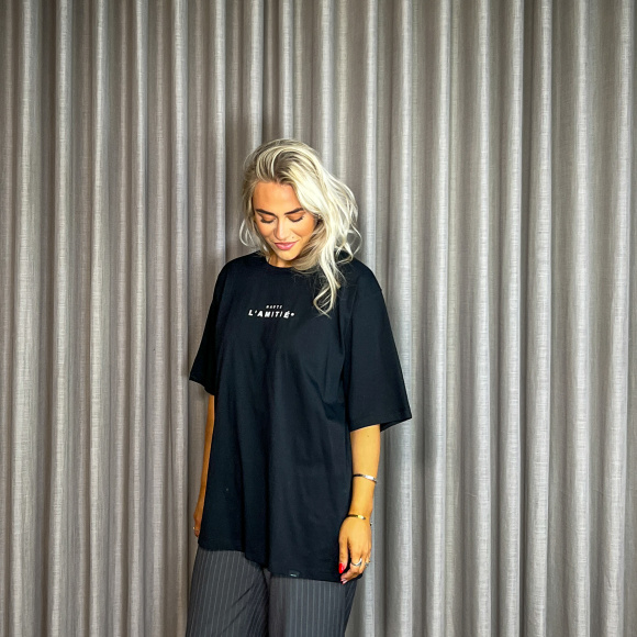 Haute L´amitié - Haute L'amitie Crew Rub Print T-shirt