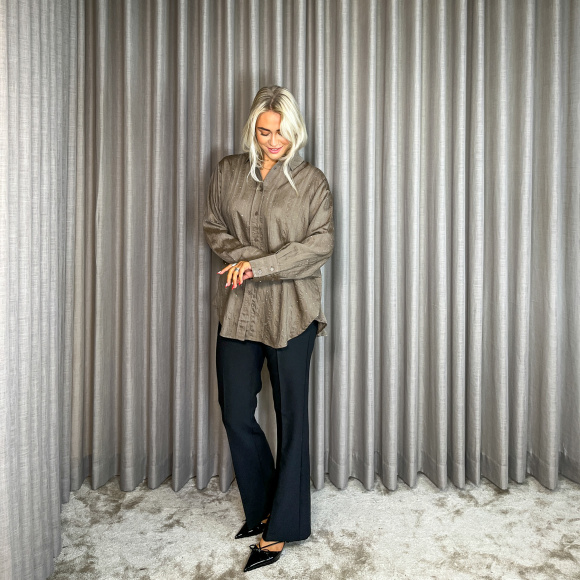 Black Colour - Black Colour Elle Strass Skjorte