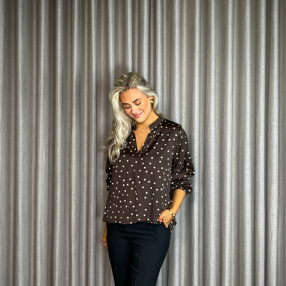 Black Colour - Black Colour Valery LS Bluse 