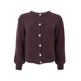 Black Colour Bella Strik Cardigan