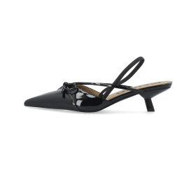 Bianco Biakristin Slingback Stilet 