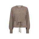 Co'couture - Co'couture Row Pointelle Tieb Cardigan