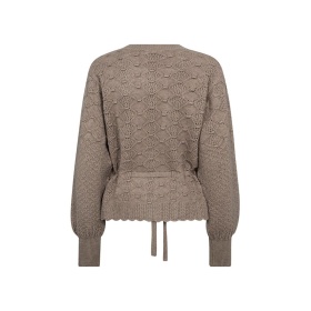 Co'couture Row Pointelle Tieb Cardigan