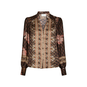 Neo Noir Massima Paisley Botanical Border Bluse