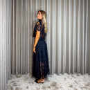 Black Colour - Black Colour Angelina Mesh Nederdel