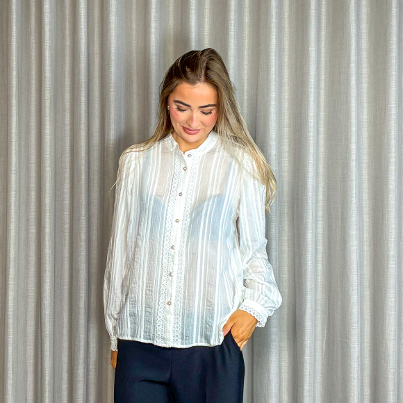 Co'couture - Co'couture Kesi Lace Skjorte