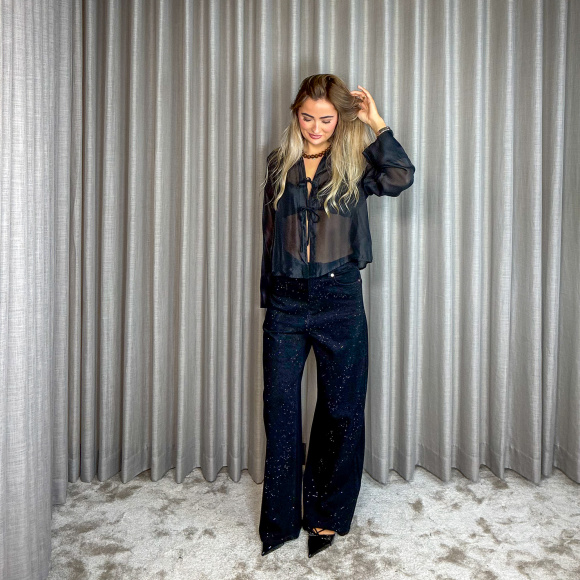 Haute L´amitié - Haute L'amitié Nimba Organza Tie Skjorte