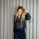 Haute L´amitié - Haute L'amitié Nimba Organza Tie Skjorte