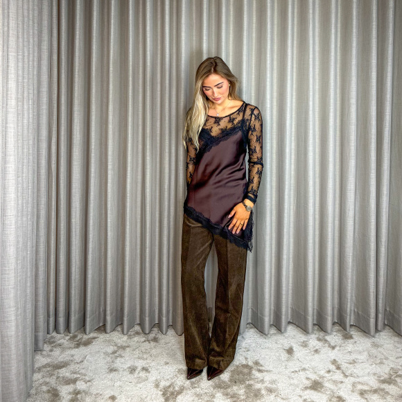 Imperial - Imperial Tw91 Blonde Meshbluse