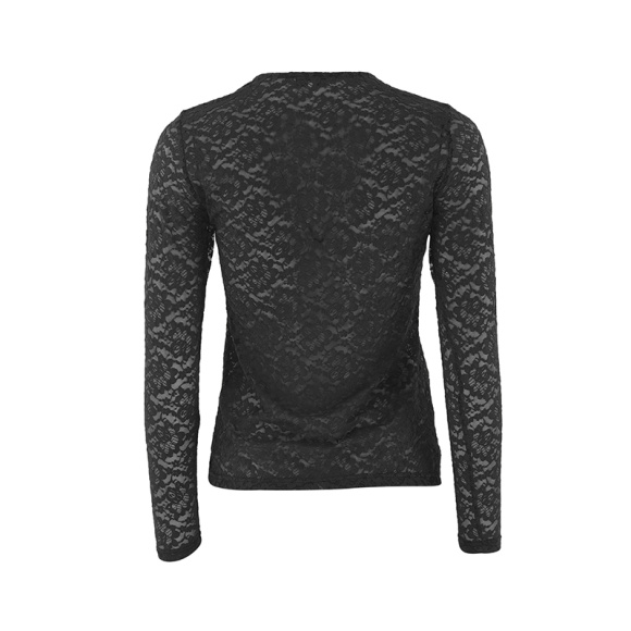 Continue - Continue Alberte Blonde Meshbluse 