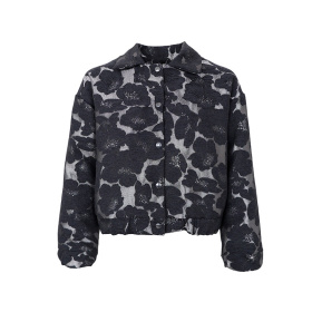 Black Colour Bomber Jakke