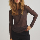 Luxzuz - Luxzuz Sigborg Langærmet Mesh Bluse Luxzuz - Luxzuz Sigborg Langærmet Mesh Bluse