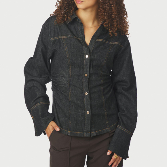 Neo Noir - Neo Noir Rabia Denim Skjorte 