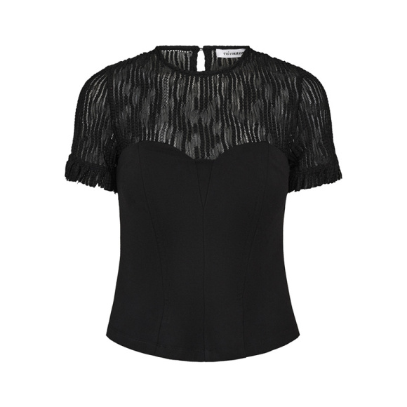 Co'couture - Co'couture Colton Lace Mix Top 