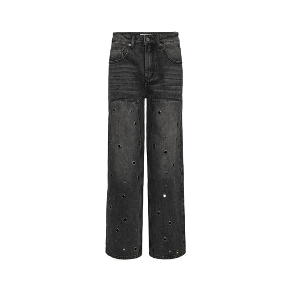 Haute L´amitié - Haute L'Amitié Eyelet Patch Jeans 