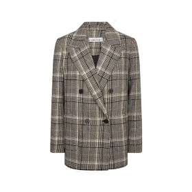 Haute L'amitié Blanket Check Blazer 