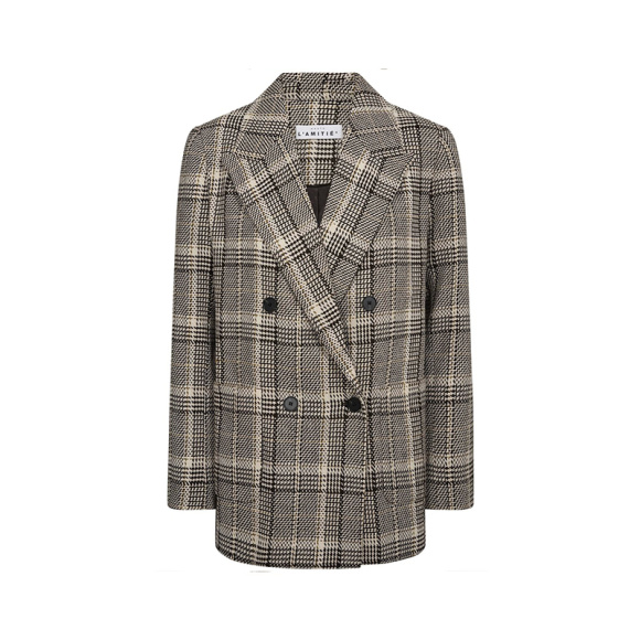 Haute L´amitié - Haute L'amitié Blanket Check Blazer 