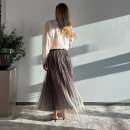 Co'couture - Co'couture Glitter Plissé Nederdel Co'couture - Co'couture Glitter Plissé Nederdel