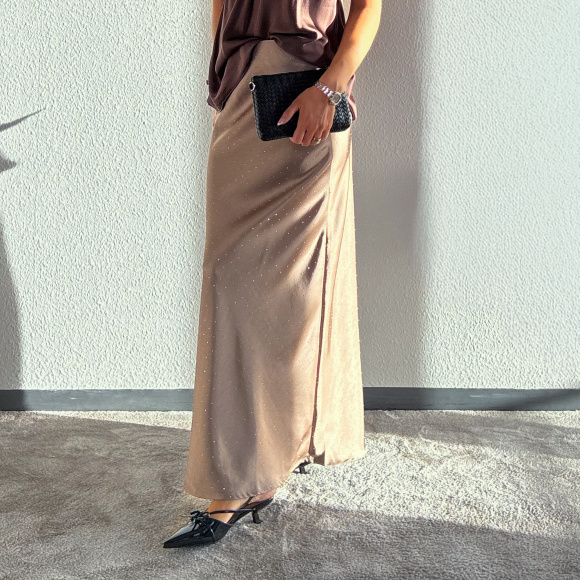 Neo Noir - Neo Noir Viso Heavy Sateen Bedaz Nederdel