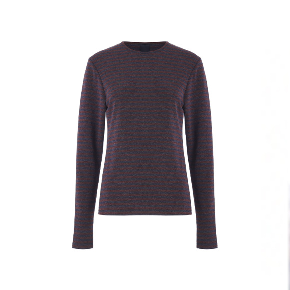 Luxzuz  - Luxzuz 7936-2864 Amazig Stripe T-shirt