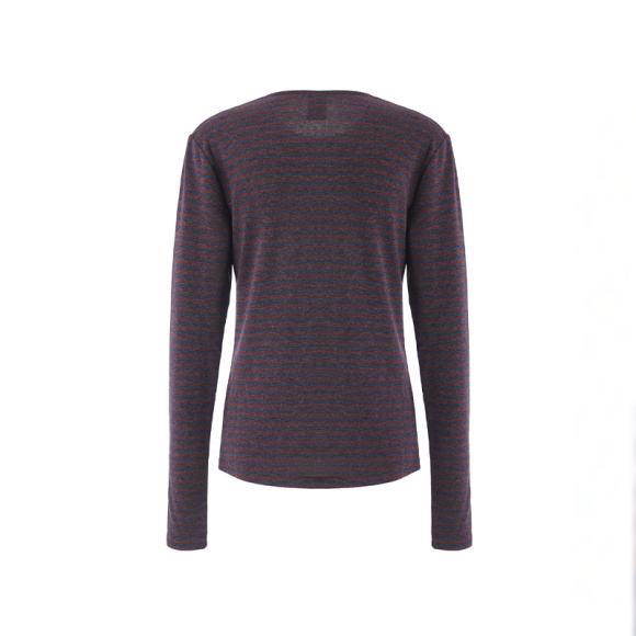 Luxzuz  - Luxzuz 7936-2864 Amazig Stripe T-shirt