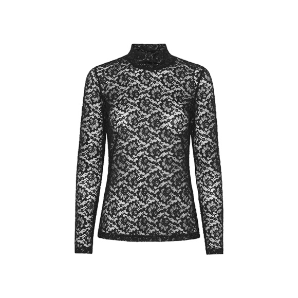 Continue - Continue Alberte High Neck Bluse