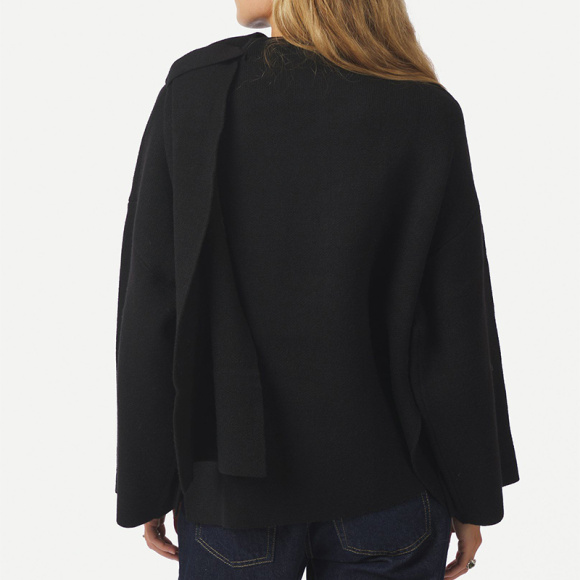 Neo Noir - Neo Noir Wals Knit Scarf Bluse