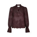 Neo Noir - Neo Noir Amara Big Embroidery Bluse Neo Noir - Neo Noir Amara Big Embroidery Bluse