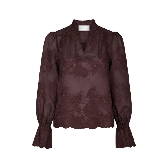 Neo Noir - Neo Noir Amara Big Embroidery Bluse 