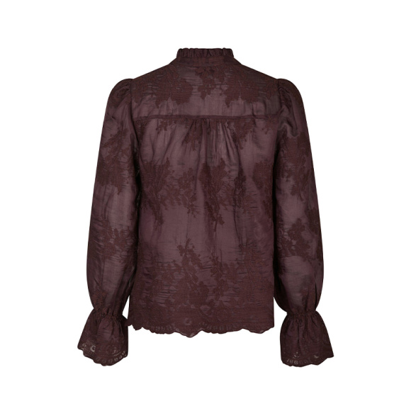 Neo Noir - Neo Noir Amara Big Embroidery Bluse 