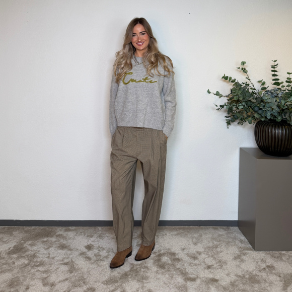 Mos Mosh - Mos Mosh Brynna Create O-neck Strik 