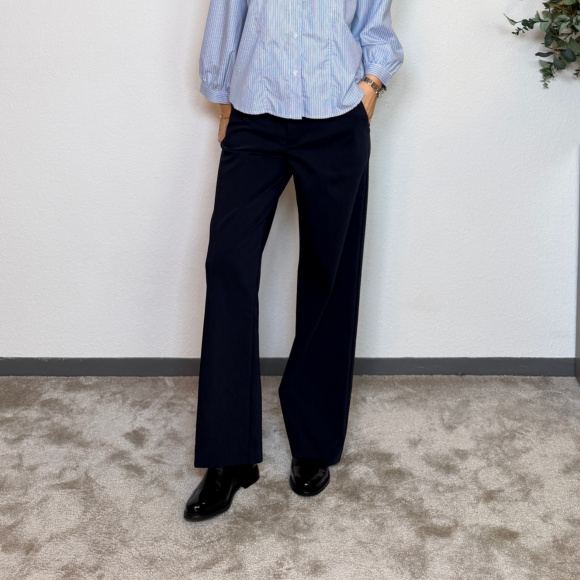 Neo Noir - Neo Noir Barba Stribet Skjorte 