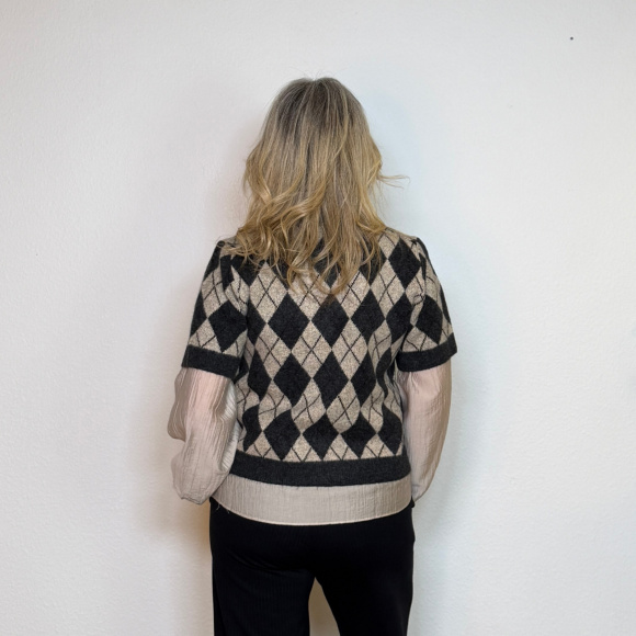 Co'couture - Co'couture Conny Drape Bluse 