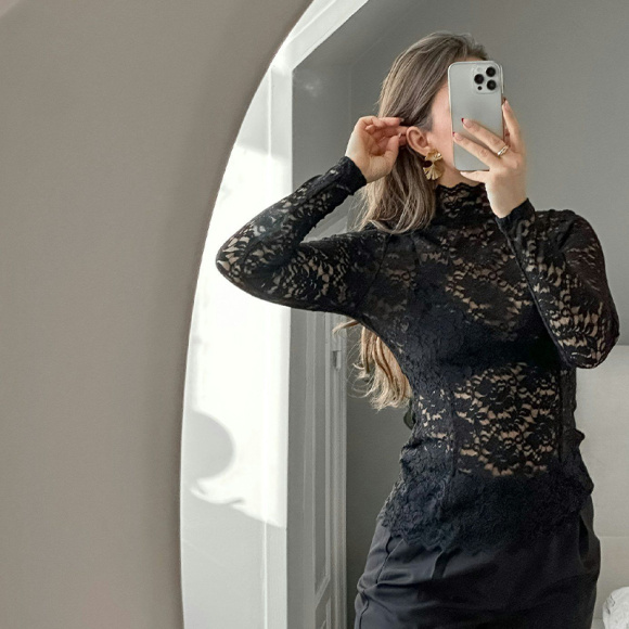 Neo Noir - Neo Noir Liza Blondebluse 