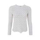 Black Colour - Black Colour Blair Mesh Bluse 