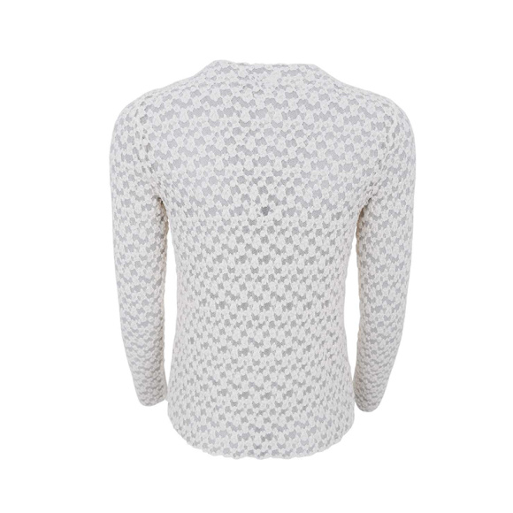 Black Colour - Black Colour Blair Mesh Bluse 