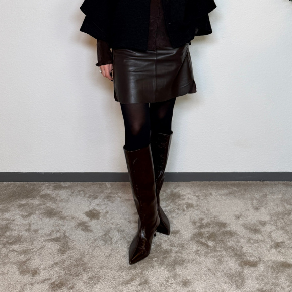 Ivy - Ivy Cph Kylie Leather Mini Nederdel