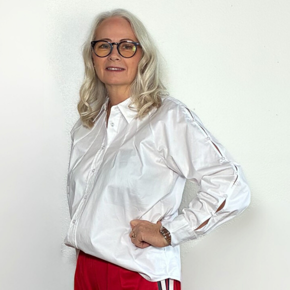 Haute L´amitié - Haute L'amitié Ori Button Deco Skjorte 