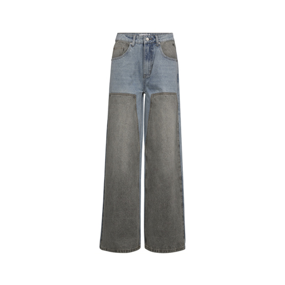 Haute L´amitié - Haute L'amitié Two-Tone patch Jeans 