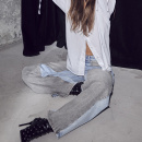 Haute L´amitié - Haute L'amitié Two-Tone patch Jeans 