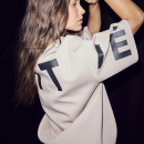 Haute L´amitié - Haute L'amitié Maxi Split Logo Sweatshirt 