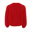 Black Colour - Black Colour Bjørk Cross Jumper Strik Black Colour - Black Colour Bjørk Cross Jumper Strik