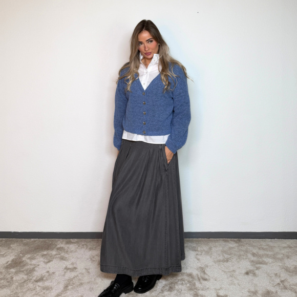 Co'couture - Co'couture Anya Denim Pleat Nederdel 